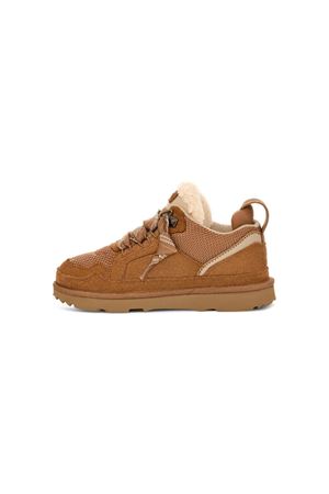 brown leather sneakers UGG KIDS | 1152410KCHE